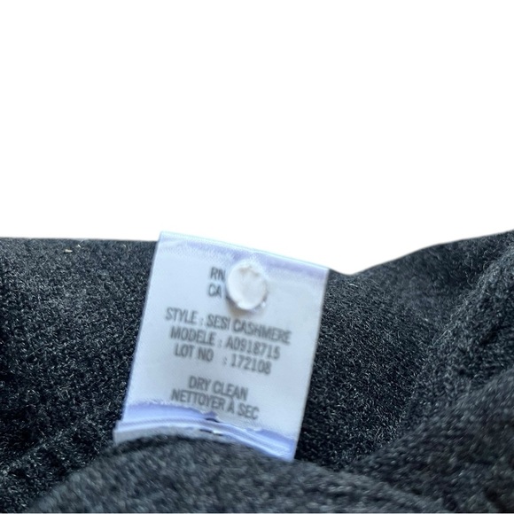 THEORY Gray  Mini Sesi Cashmere Skirt with Side Pockets in Sz Small - Picture 5 of 8